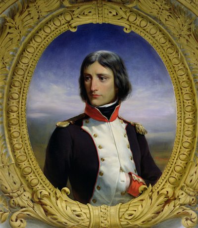 Napoleon Bonaparte (1769-1821) als Oberstleutnant des 1. Bataillons von Korsika, 1834 von Felix Philippoteaux